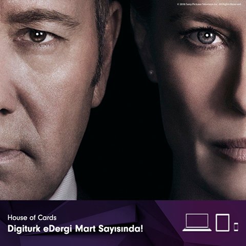 Politik drama #HouseofCards #Dizimax HD'de!
Hemen üye olun, sezon bölümlerini kaçırmayın... tv.satismerkezi.com