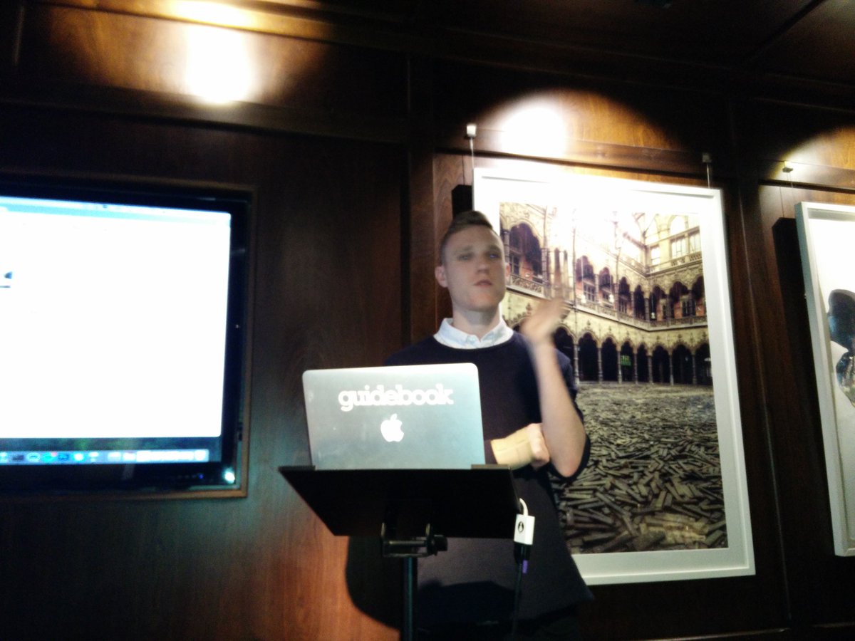 NoorDinTech's tweet photo. Stuart Price @guidebook
#App built in just 20 minutes - No code needed - Wow!
#GuideTalk https://t.co/7EVQlxmBH4