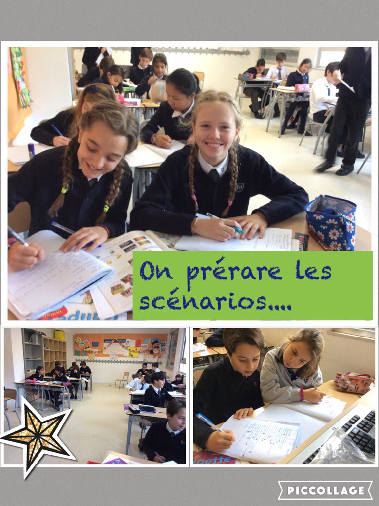 IA_FLE's tweet photo. @IA_FLE @InterAravaca 5ºEPO: Écriture de petits sketchs pour travailler l'expression orale. https://t.co/SgxidPcC8y