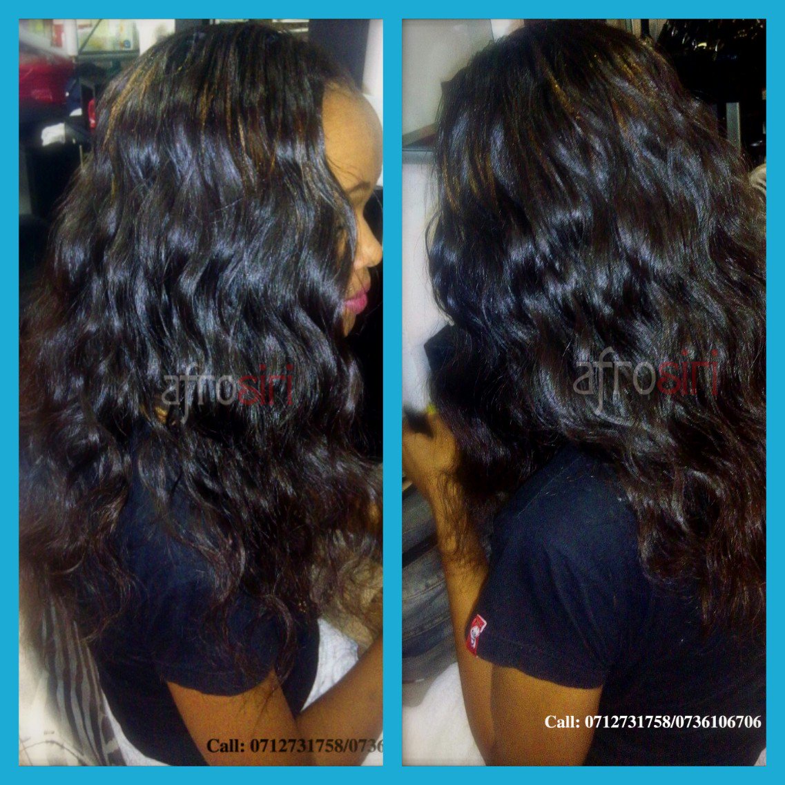 AFROSIRI1's tweet photo. With only 3 pkts of 20-inch #microweaves you get to look this GOOD! https://t.co/IxTcFsxVGN