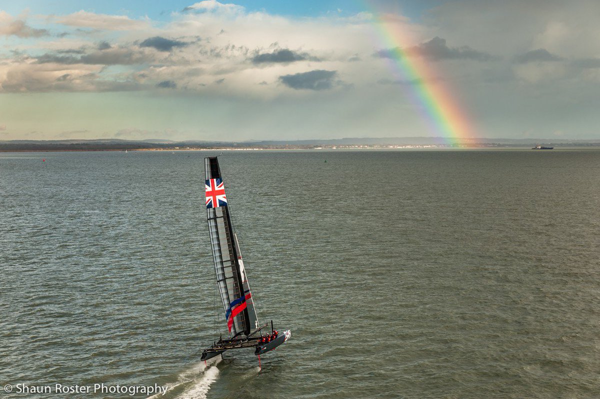 In search of the <a href="/americascup/">americascup</a> at the end of the rainbow. Happy #StPatricksDay #bringthecuphome