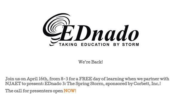TechedUpTeacher's tweet photo. Join us for #ednado .@reginaschaffer .@fabhistory .@Carenmac #njed #edchat .@DaretoChem https://t.co/73MEA8ocsg https://t.co/yH9ENYyyev