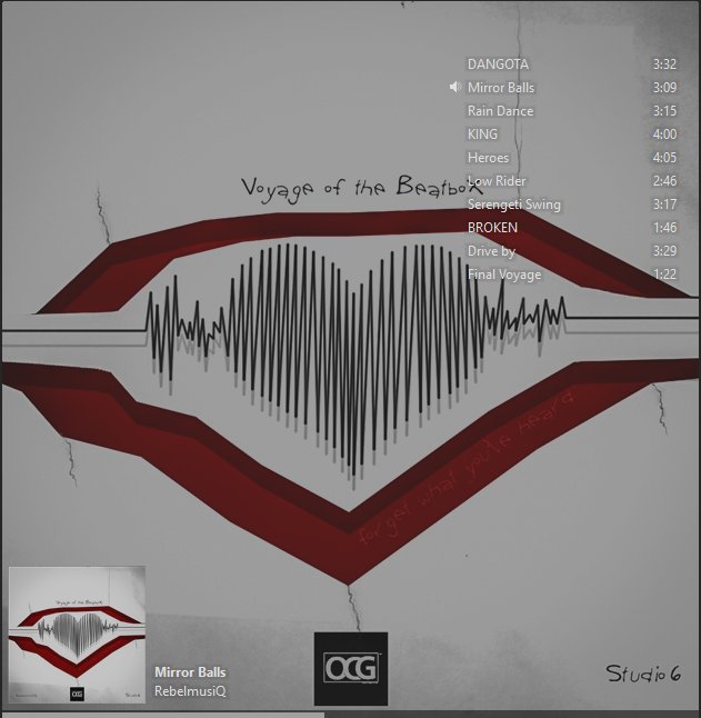 Kri8yt's tweet photo. #NP @RebelmusiQ's #VoyageOfTheBeatbox, a @STUDIO6IX #Classic https://t.co/8bfL0zInAf