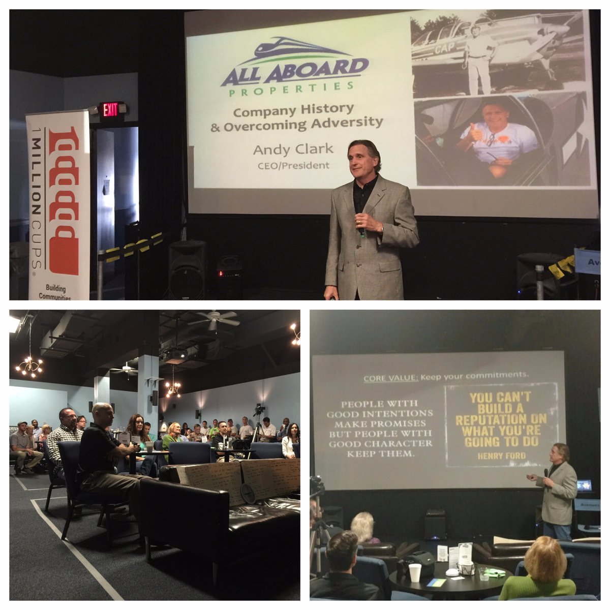 1MillionCupsDAB's tweet image. Thank you Andy Clark from @StorageDaytona for sharing your story w/Volusia's #entrepreneurship community #1MCDaytona