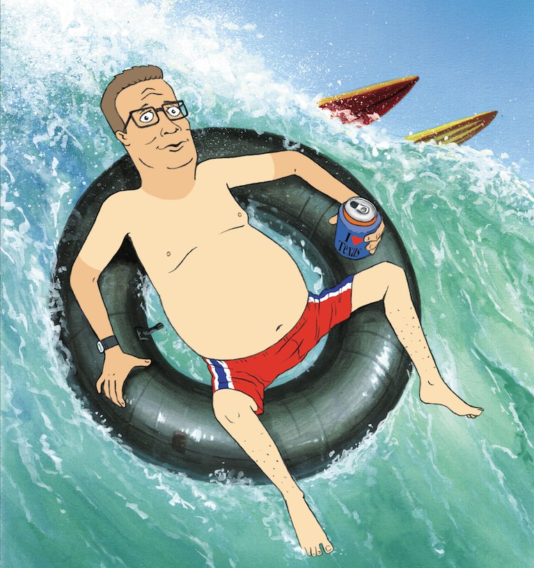 Hank Hill knows what we are all thinking right now... it's a beautiful day! Enjoy your #StPatricksDay.