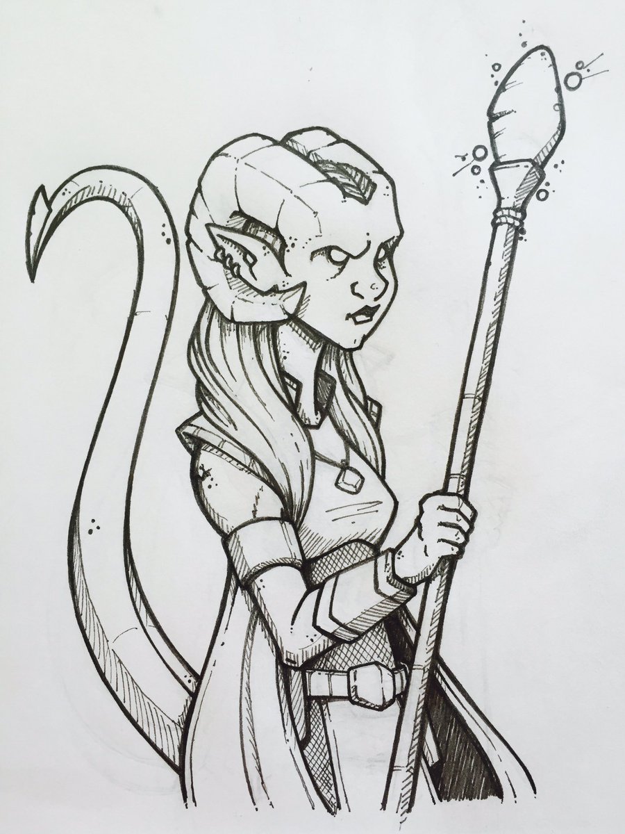 Steve Armstrong On Twitter Zahra Zahra Criticalrole Criticalrolefanart Critters Dnd Tiefling Warlock Drawing Doodle Sketch Https T Co Gx9yju9hkv