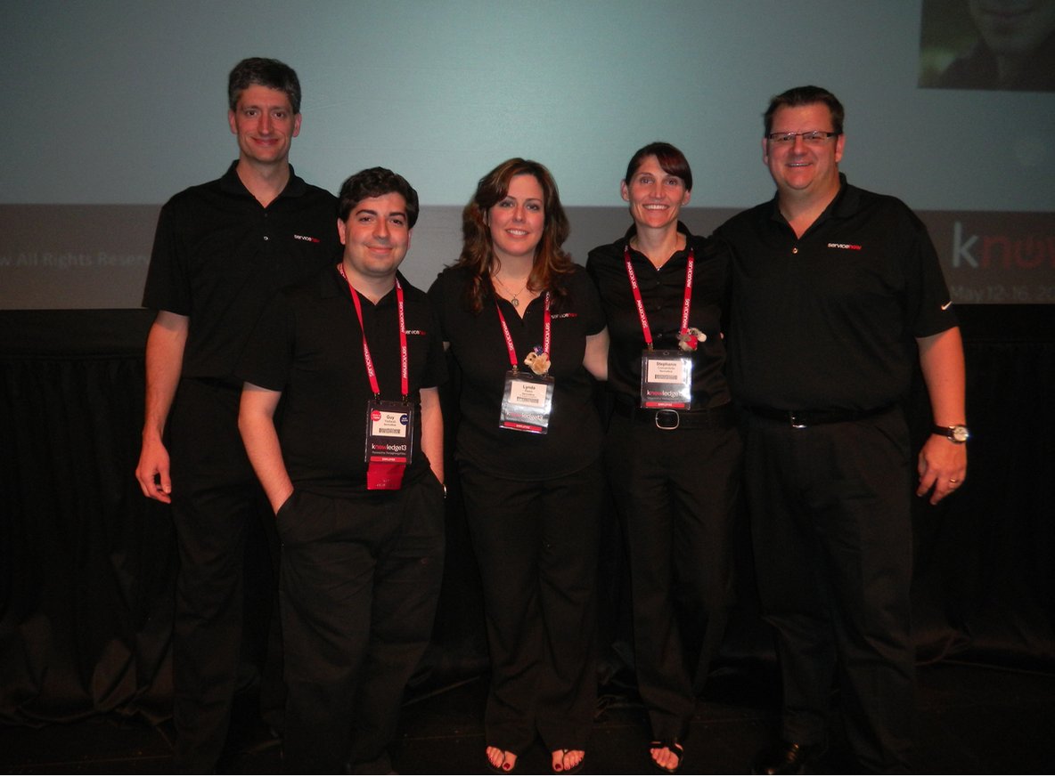 j_roberts's tweet photo. #ServiceNow #know13 #tbt It’s the 5 headed, 3 footed, CMDB ninja presenter. #gwp @NOWCommunity @Chris_Pope_NOW https://t.co/IkooUkUJ9n