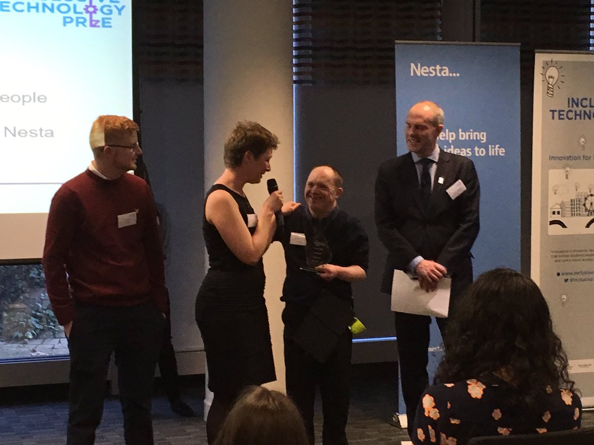 Well done Azulejoe! #InclusiveTechPrize winner