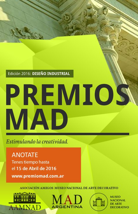 aamnadba's tweet photo. #atencion #extendimoslafecha #ahora tenes tiempo de #anotarte hasta el #15deabrilde2016 #premioMAD #edicion2016 https://t.co/nj3z9gYhVA