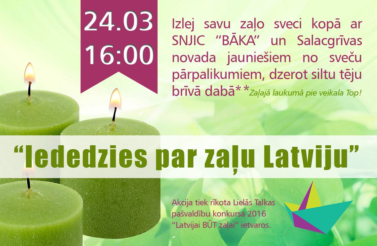 jicBAAKA's tweet photo. Ņem 24.martā sveču pārpalikumus un izliesim jaunas sveces! ;) https://t.co/3uOXZ64hYp