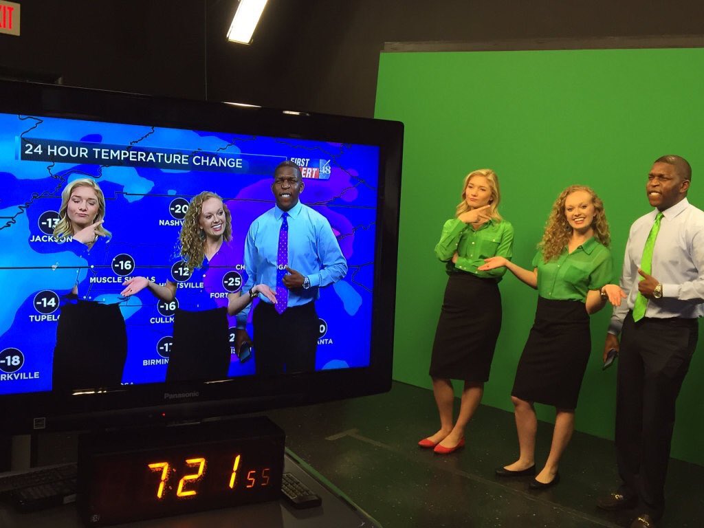kchaprogers's tweet image. Happy St. Patrick&apos;s Day! #StPaddysDay #GreenScreenProblems .@waff48
