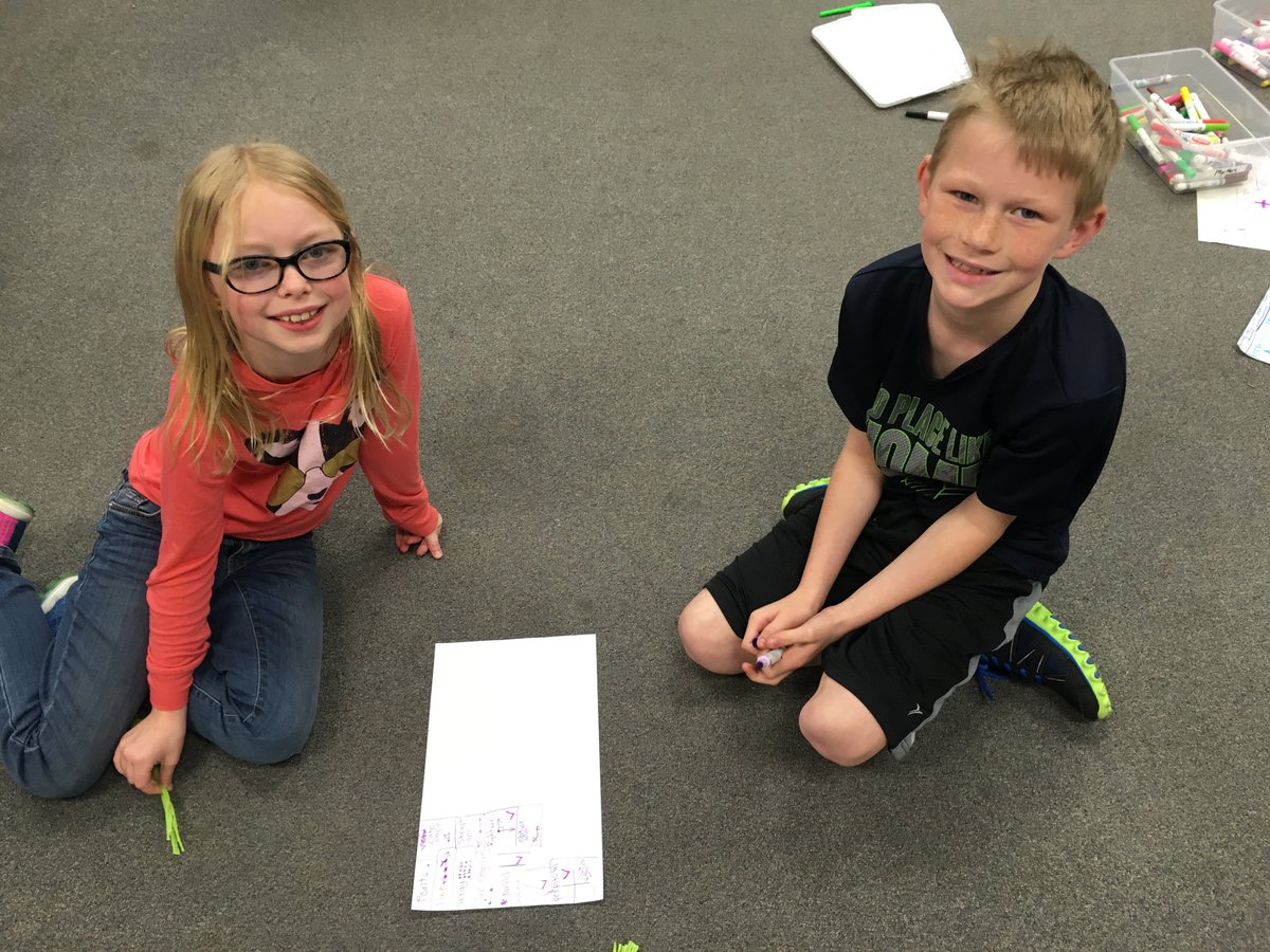 The Third Grade Stars learned about angles, lines, and geometric figures using wikisticks!