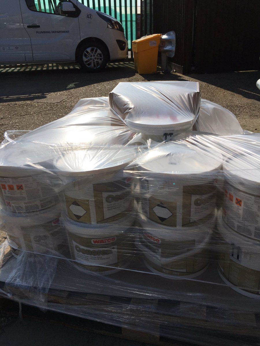 am_maint's tweet image. Nice delivery @WatcoUK this morning #concrex original + Rapid busy week ahead #resinrepairs #triedandtestedsystem