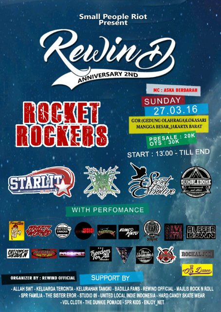 H-11 Ayo budayakan membeli tiket yang belum punya @RRFPekanbaru <a href="/RRF_Cianjur/">RRF Cianjur</a> <a href="/RRF_BDG/">RRF Bandung</a>  <a href="/RRF_Makassar/">RRF Makassar</a> <a href="/RRF_MLG/">Rocket Rockers MLG</a>