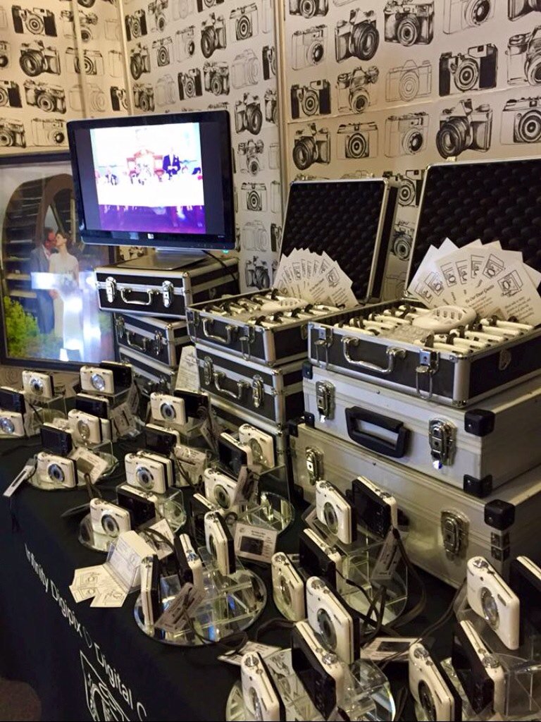 It's all about cameras! Love our new display :D #infinitydigipix - hate wallpapering!!