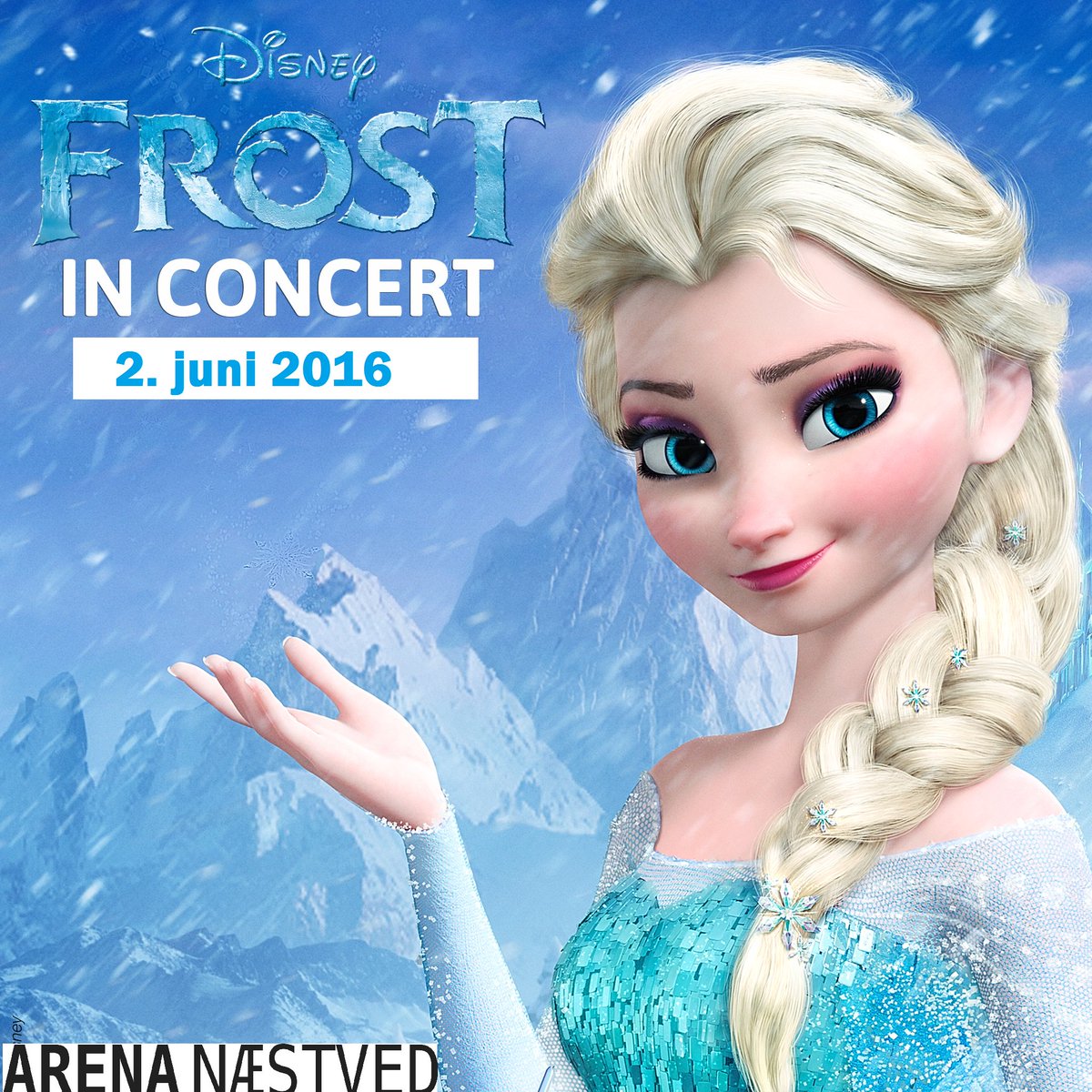 ArenaNaestved's tweet photo. Vi kan andet end sportsevents. Har i dag sat salget igang til Arena Næstveds første #kulturevent #mitNæstved #Disney https://t.co/DFfkiRn8Bf