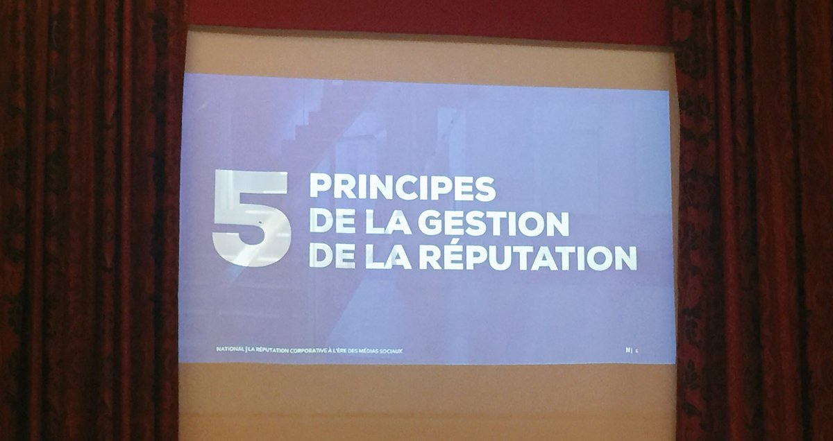 jpshoiry's tweet image. 5 principes de gestion de la réputation de @NATIONALPR Purpose. Valeurs. Humain. Savoir faire. Faire savoir.#dejhec