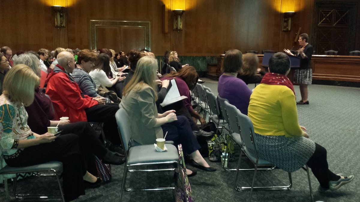 Our ED @elyseea rallying #NWP Spring Mtg participants before they visit their Congress members. #nwpsm16