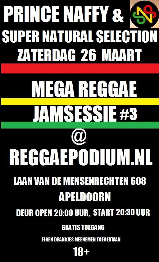 SNSREGGAE's tweet photo. Next show! 26 March Mega Reggae Jamsessie - Laan van de Mensenrechten 608, Apeldoorn - Doors open 8pm Toegang gratis https://t.co/ve50Ld4NnN