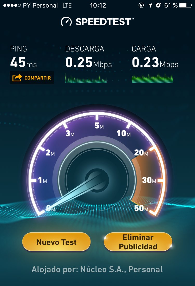 KarimAdmen's tweet photo. Y bueno.. Esto no es LTE.. Ni siquiera es 3G.. Esto es una vergüenza.. @personalpy @conatelpy https://t.co/E2Fagvr0Xe