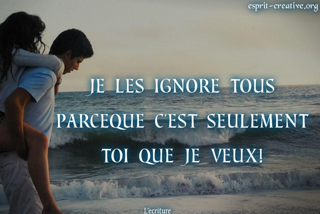 L Ecriture No Twitter Je Les Ignore Tous Parce Que C Est Seulement Toi Que Je Veux Citation T Co Mws8qhpnms Twitter