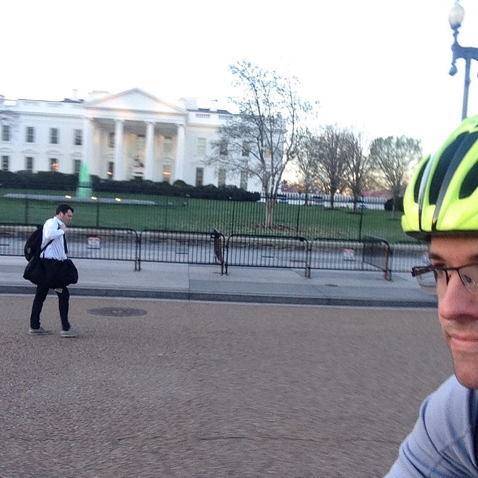 InstaWhiteHouse's tweet photo. Happy #stpatricksday from the #whitehouse #bikedc #commute #bafs2016 #InstaWhiteHouse https://t.co/PKOdYOjx6z https://t.co/NLfPQZffBd