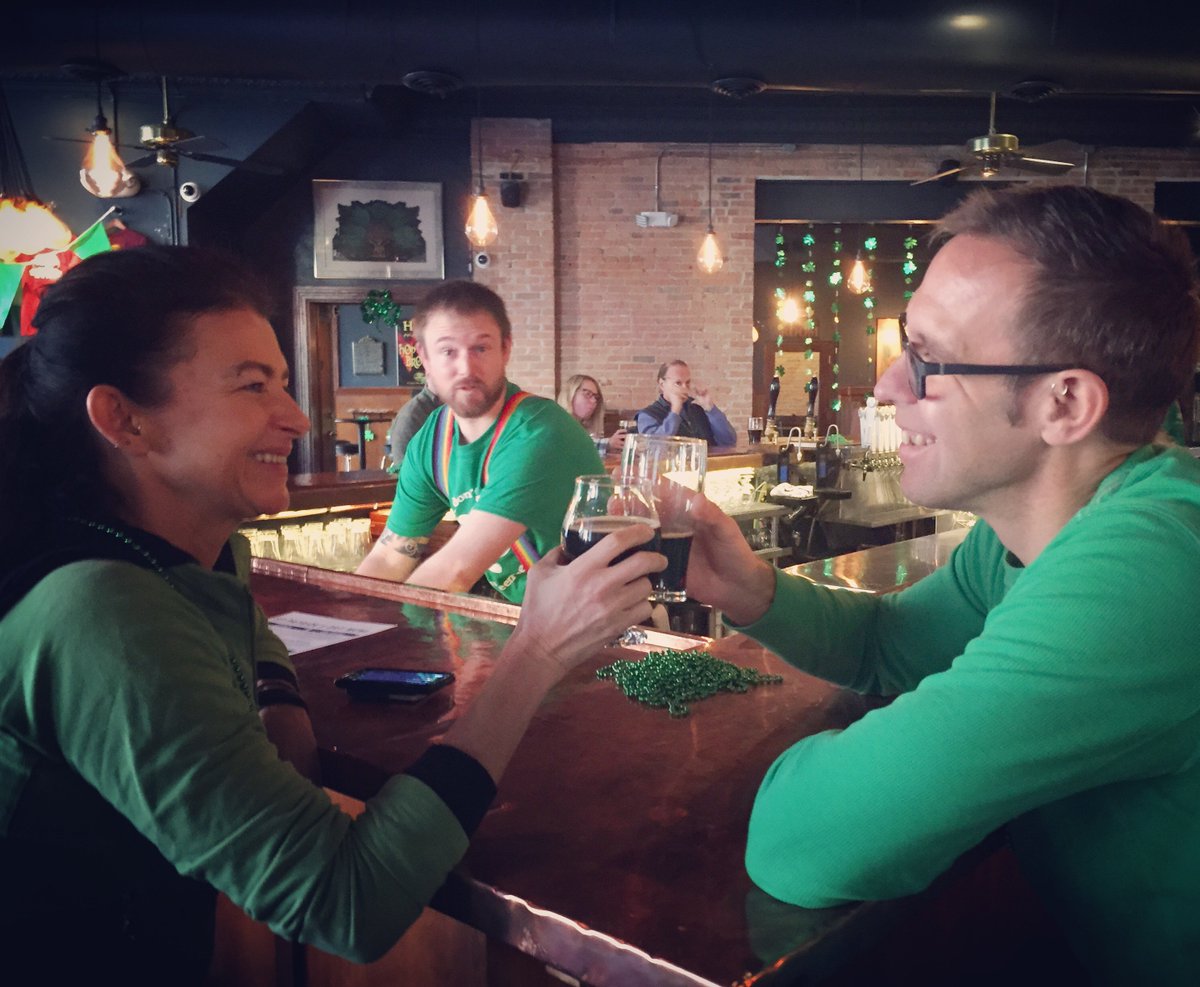 arborbrewinga2's tweet photo. Cheers from Matt & Rene! Happy St. Patrick's Day ❤️ ABC #photobomb #stoutsfordays #irishstout #breakfaststout https://t.co/CwLCeYKP8O