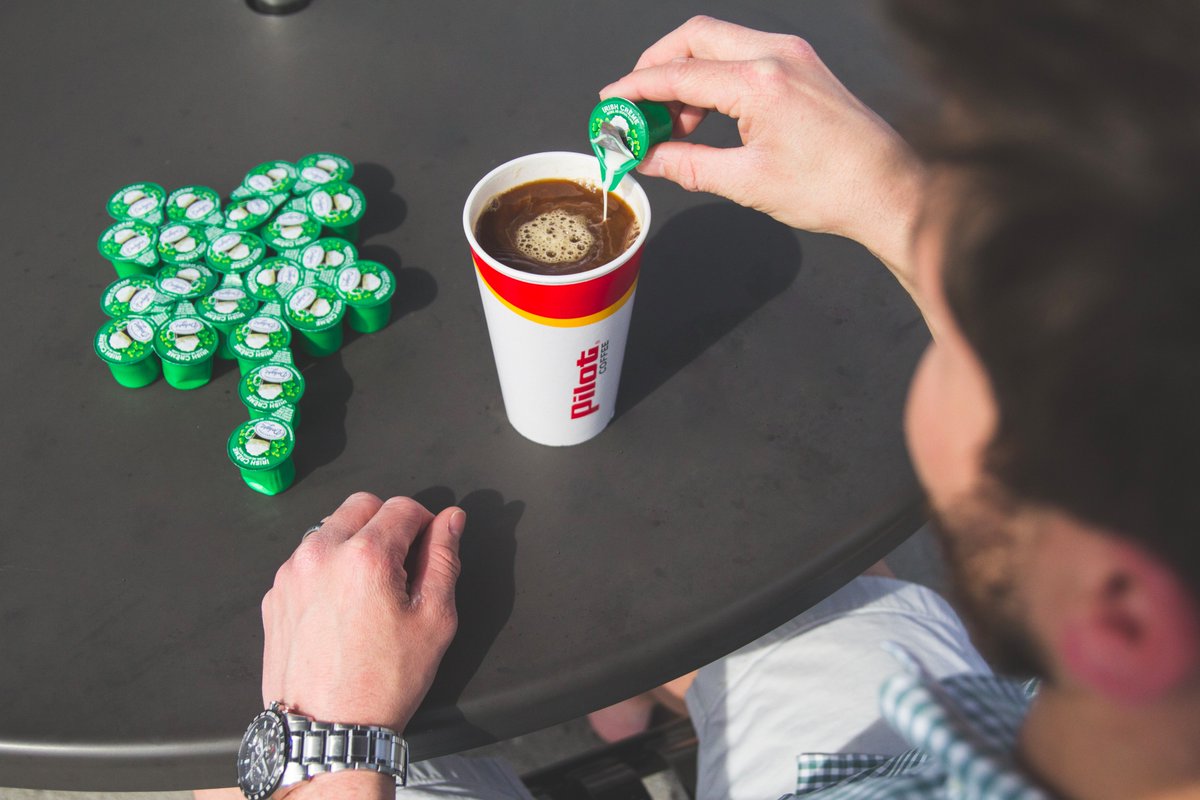 PilotFlyingJ's tweet photo. We're kicking off #StPatricksDay with a little Irish Crème Café thanks to @InternationalDelight. https://t.co/Hzl4V6zjQT
