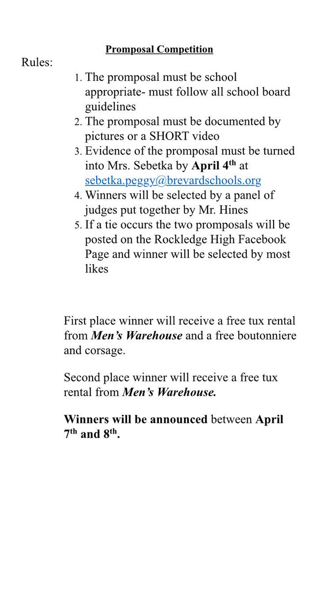 keeleyh23's tweet photo. RHS SENIORS CHECK OUT OUR NEW PROMPOSAL CONTEST https://t.co/9AjP4LhZvs
