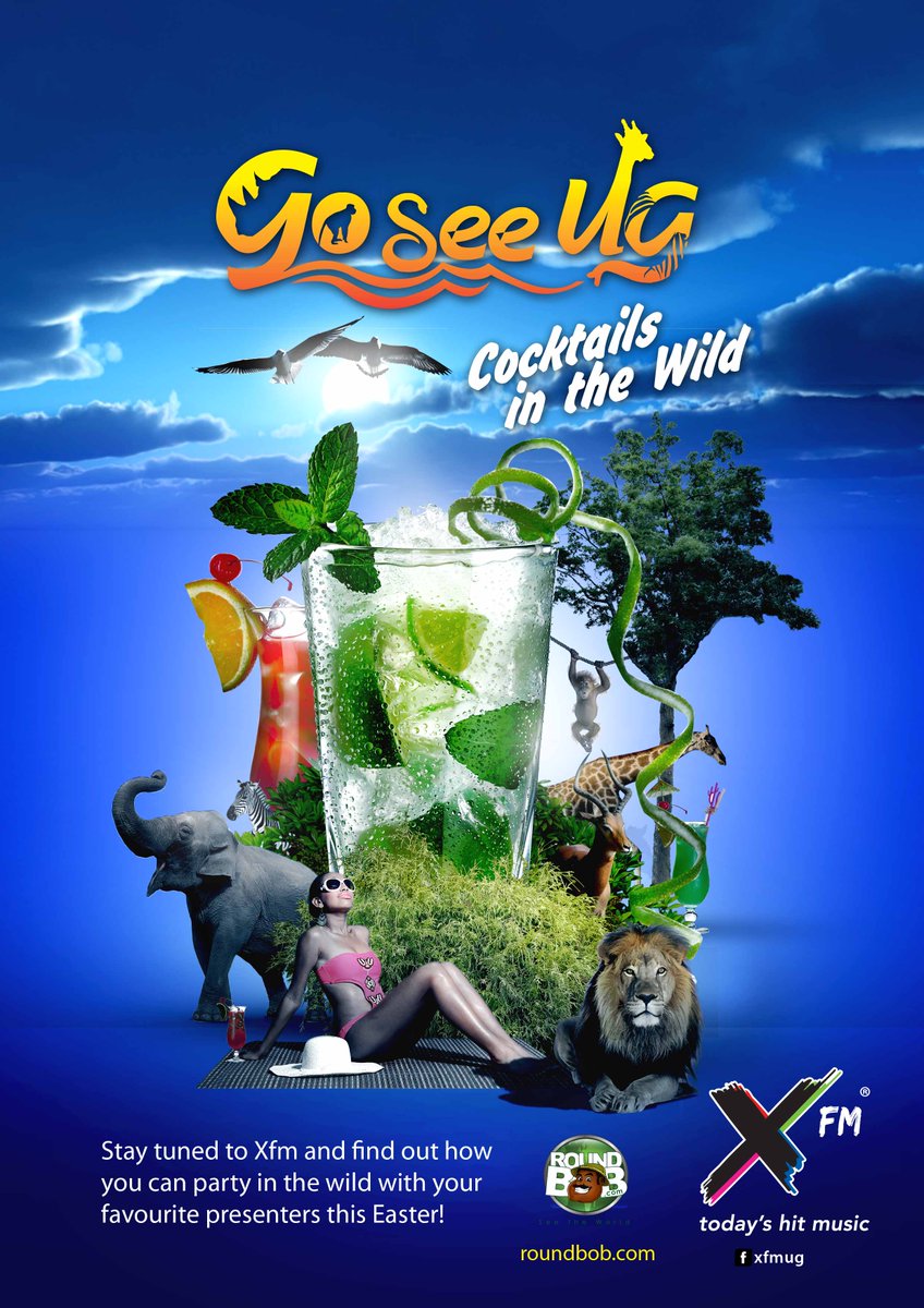 XfmUG's tweet photo. #GoSeeUg is back with Cocktails in the wild! party with your favourite @XfmUG presenters courtesy of @roundbob1 https://t.co/7PMvin3Tu1