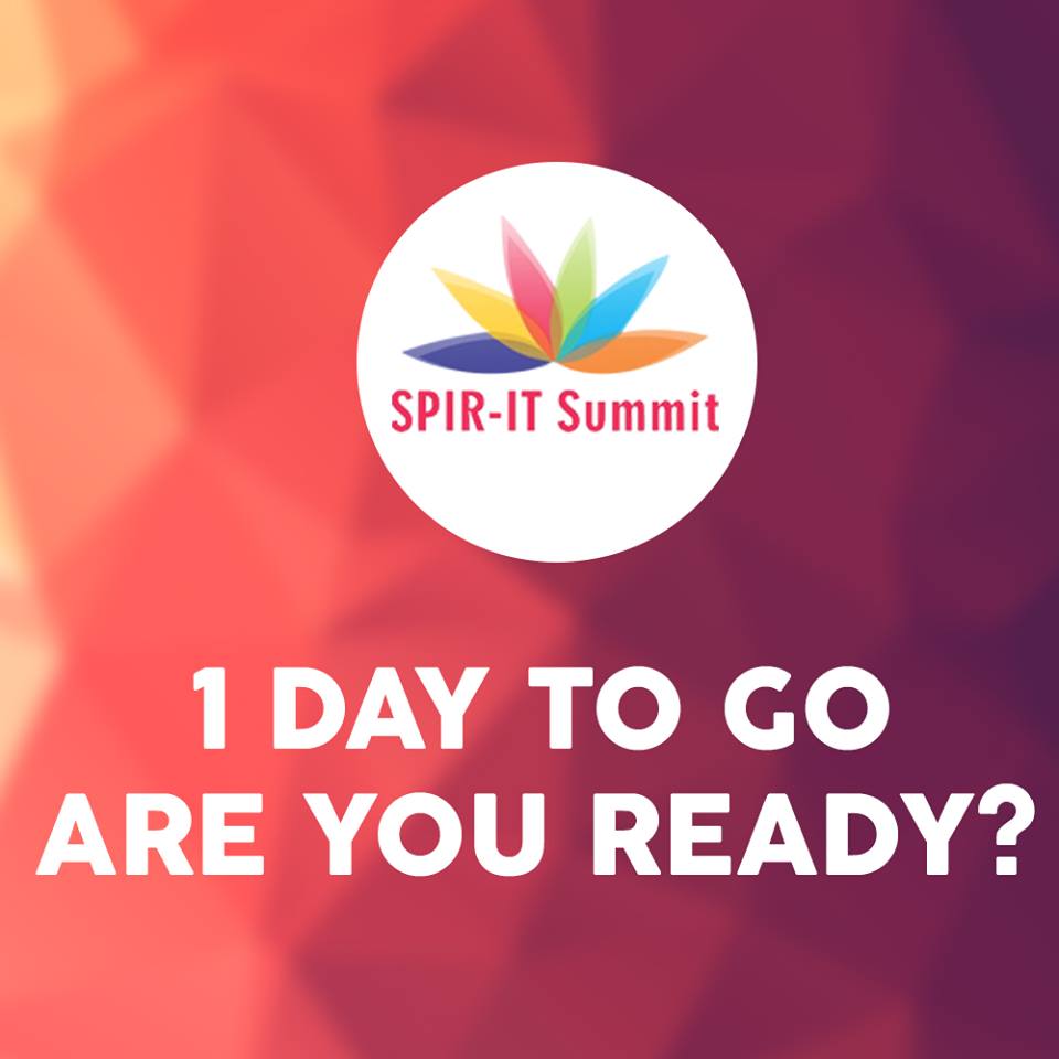 spiritsummit's tweet photo. Only 1 day is left for #SPIRITSummit16 !
Register: https://t.co/zt7aFEYzBh|
#Chennai #ITProfessionals #Leadership https://t.co/uebJeFFklo