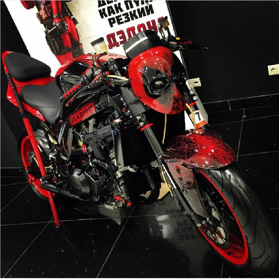 custom_time's tweet photo. Друзья сезон уже близок. Напоминаем так же что #Deadpool_bike от #Customtime продается и ищет нового хозяина!!! https://t.co/O5q5gGoAp3