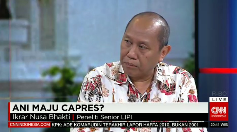 CNN Indonesia Daily (@cnniddaily) on Twitter photo .<a href="/IkrarNusaBhakti/">Ikrar Nusa Bhakti</a>: <a href="/PDemokrat/">Partai Demokrat</a> sedang lakukan 'testing the water', melihat tanggapan publik. #Prime .<a href="/IkrarNusaBhakti/">Ikrar Nusa Bhakti</a>: <a href="/PDemokrat/">Partai Demokrat</a> sedang lakukan 'testing the water', melihat tanggapan publik. #Prime