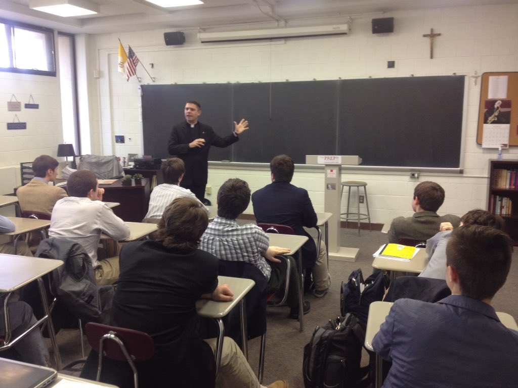 @SJPrep_MandM @SJPREP Father Frederico has entered the building! Who are you being called to be?