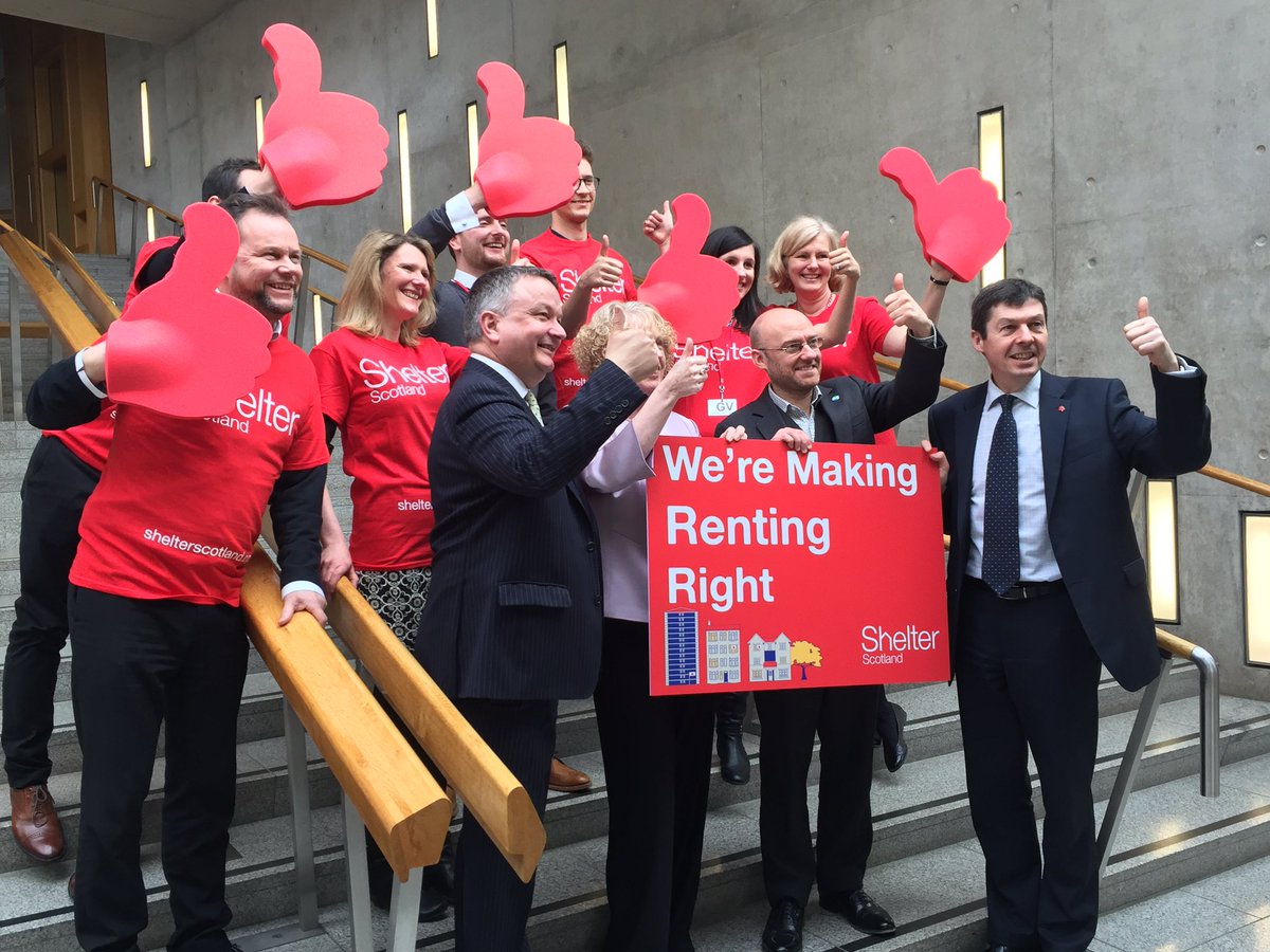 KenDMacintosh's tweet photo. Pleased to support @shelterscotland's #RentingRight campaign ahead of this afternoons #PrivateHousingBill debate. https://t.co/SrQ4obIzCP