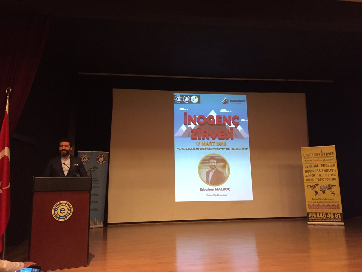 Dizayn VIP Kurucusu Erbakan MALKOÇ sunumunu yapıyor.
#egeişletmekulübü  #inogenç #inogençzirvesi @ERBAKANDZYNVIP