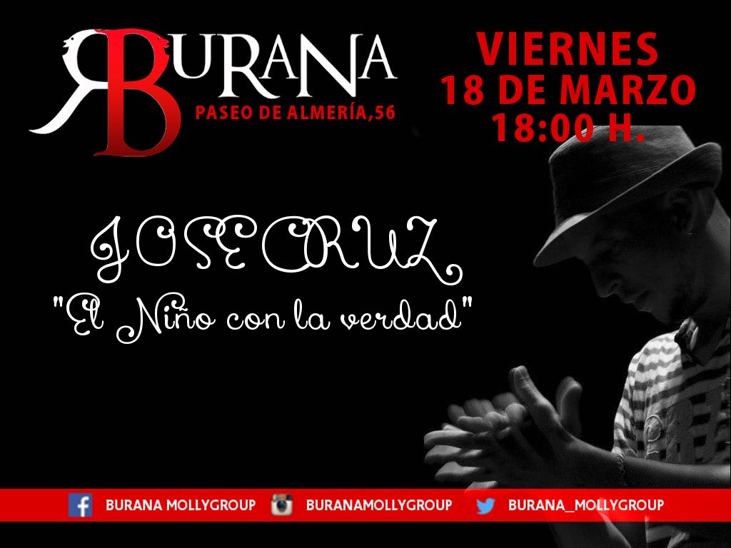 Buranamollygr's tweet photo. Este viernes por la tarde, concierto de "José Cruz" https://t.co/GVtmQu0ANE