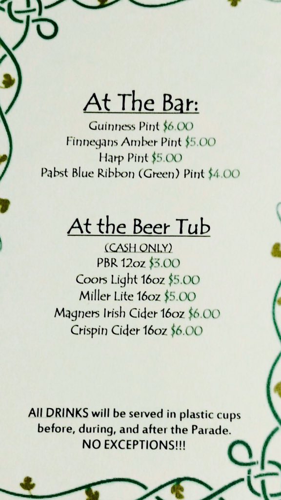 BulldogLowertwn's tweet photo. Doors open at 10am. Stop in and celebrate #StPatricksDay with us! https://t.co/yjgkHJUrNw