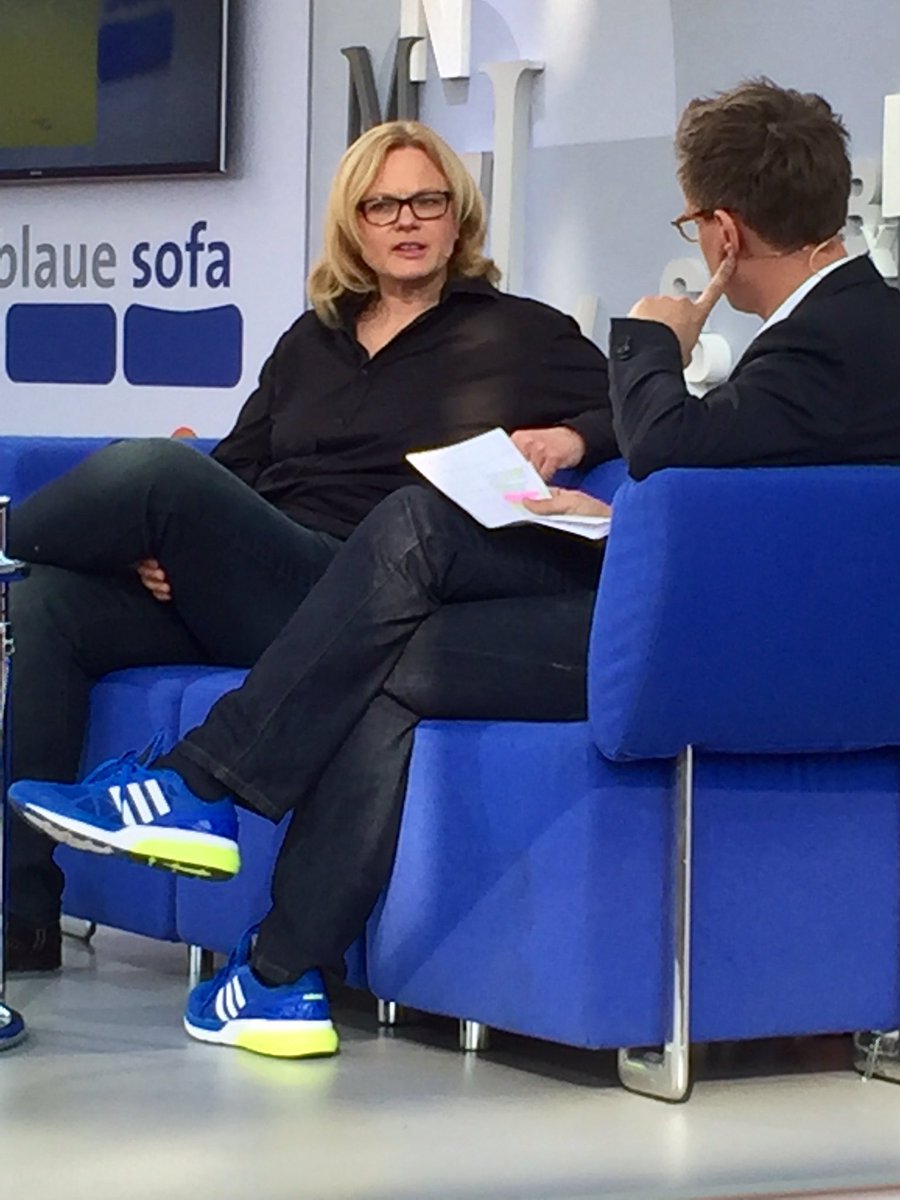 Karen Duve und Volker Weidermann auf dem Blauen Sofa <a href="/buchmesse/">Leipziger Buchmesse</a> #LL25