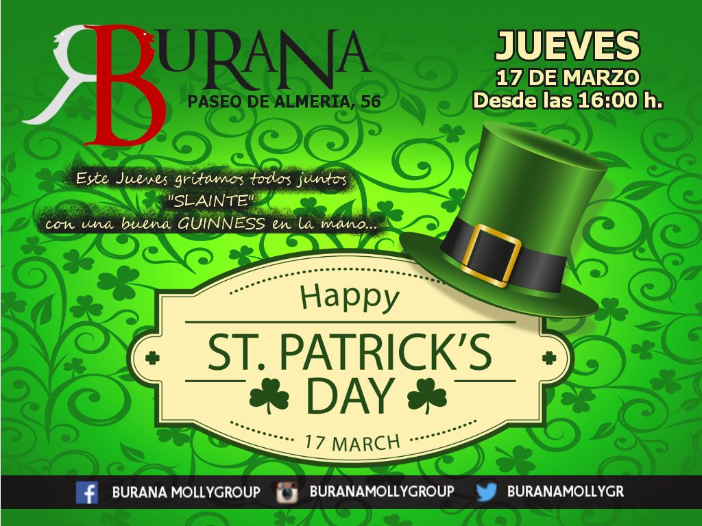 Buranamollygr's tweet photo. Feliz St. Patrick's a todos!! #StPatricksDay #Guinness https://t.co/XRvRDRhgKx