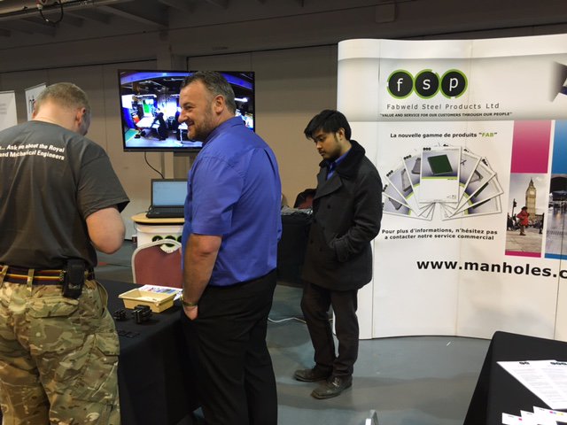 FabweldSteel's tweet photo. We're at the #apprenticeshow in Telford today - come and say hello! https://t.co/kY9lf1KScY