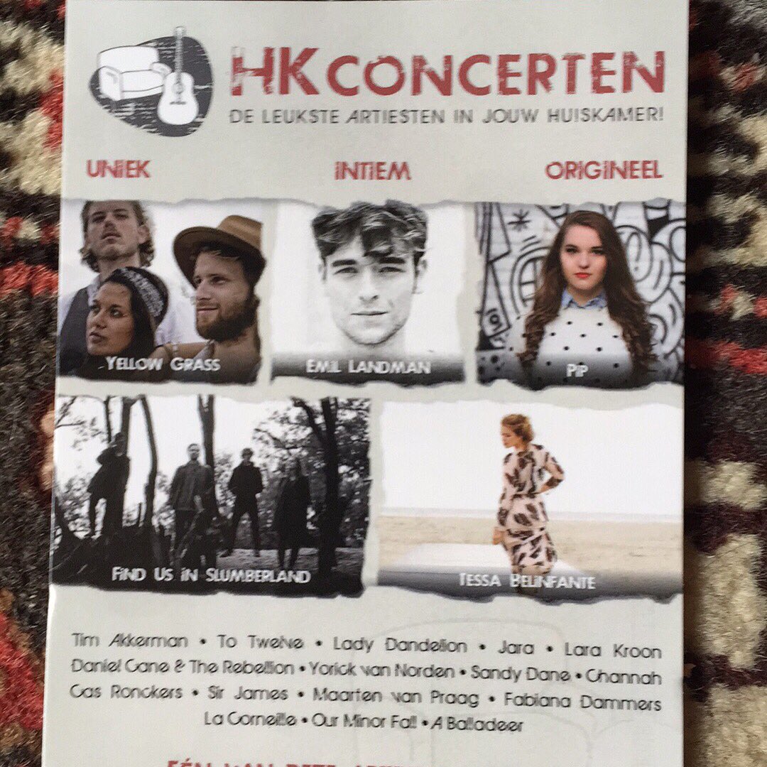 Nieuwe flyer! #Yes! #HKconcerten