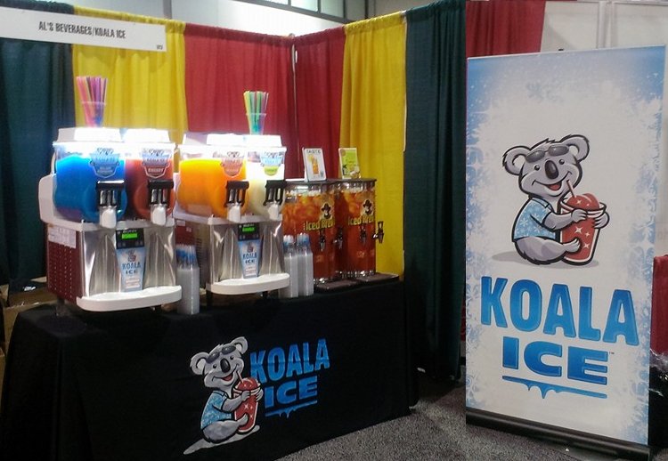 AlsBeverageCo's tweet photo. We had a great time at the #NECSEMA show yesterday! #KoalaIce #Slushies #CTFood #CTEats #ConvinenceStore https://t.co/siKiBaFUio