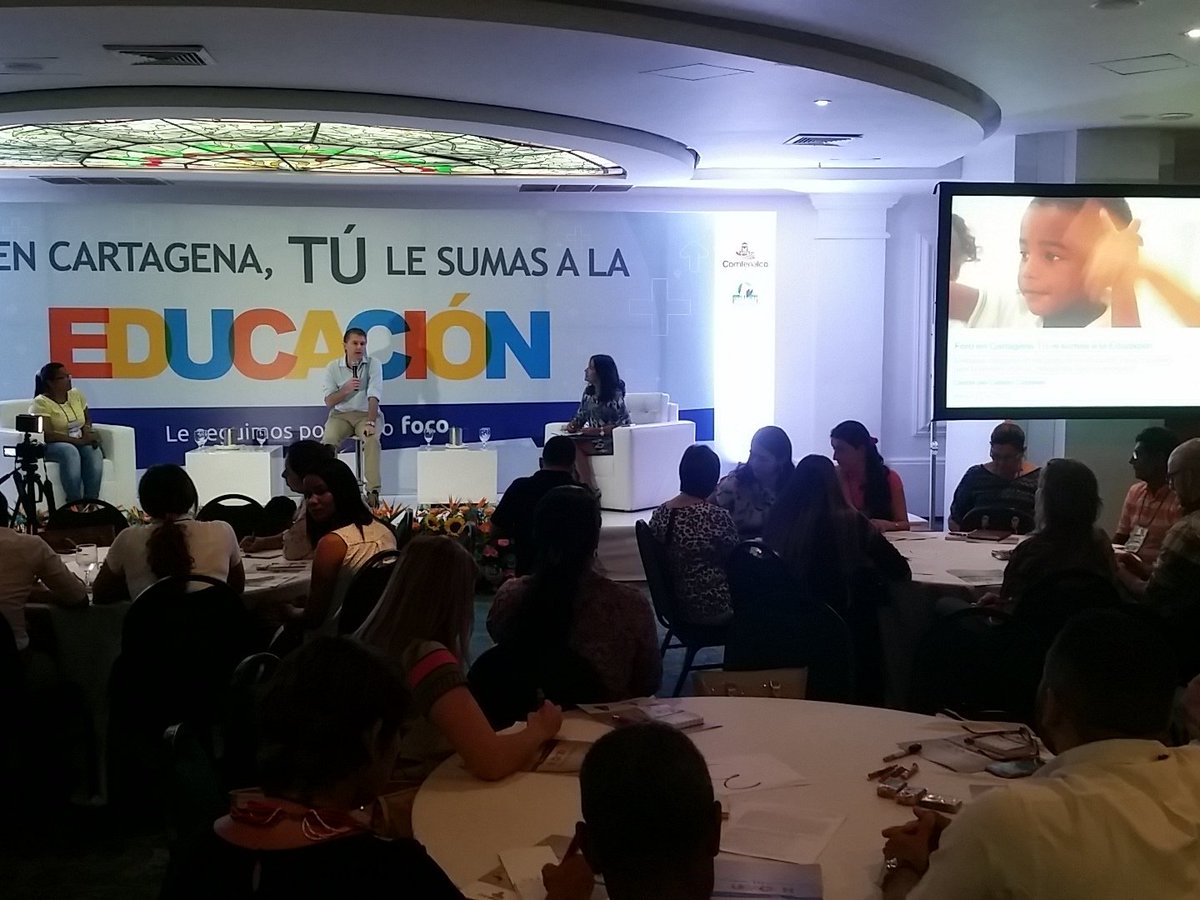 Inicia la 3ra ronda de Foros Temáticos, en #Cartagena #TuleSumasAEducación "Hablemos de educación inicial"