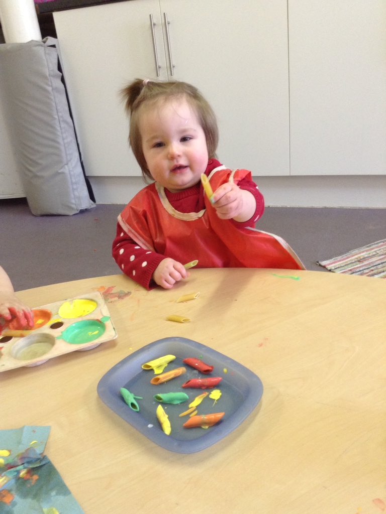 HolyroodCastlet's tweet photo. Myla has enjoyed painting pasta shells to put inside our bottles #makinginstruments #SportRelief @BertramNG https://t.co/on8aOHqHJX