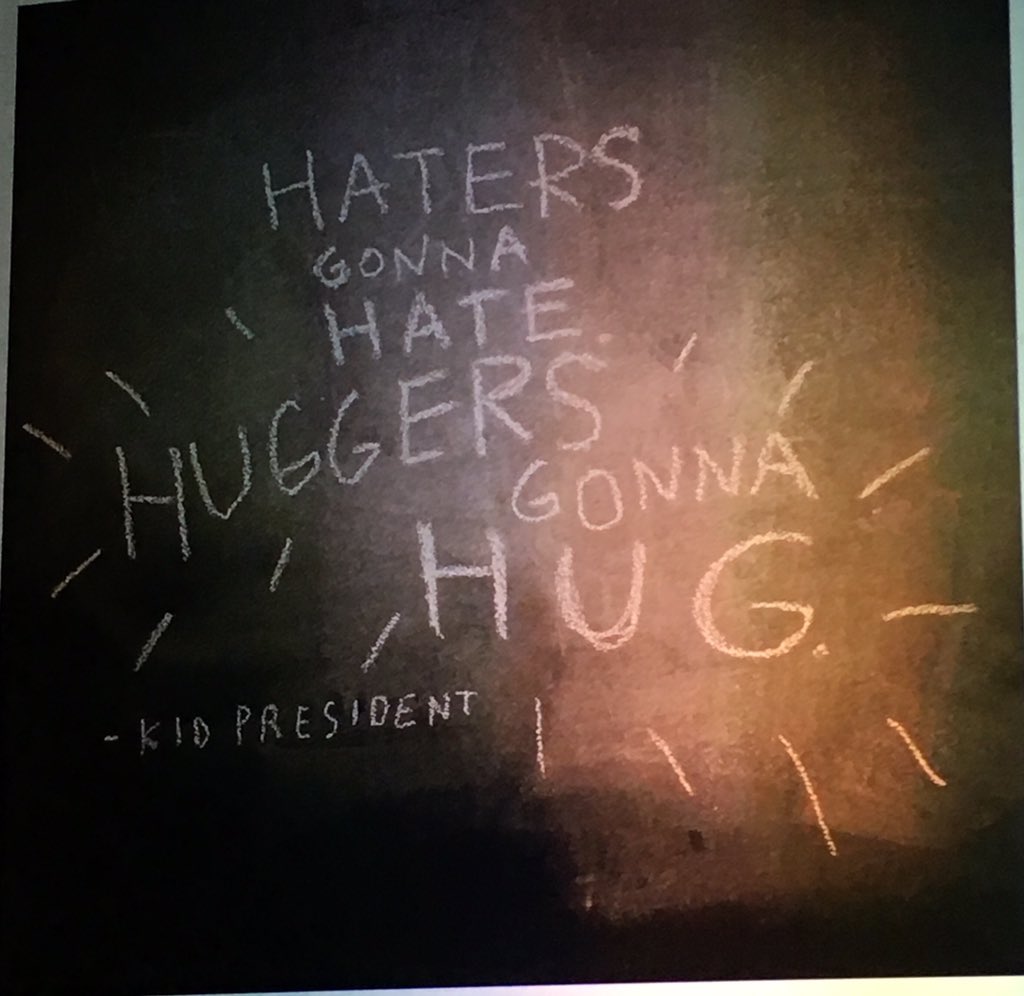 Sending out an air hug to all of you out there!! #lifegoal #CUE16