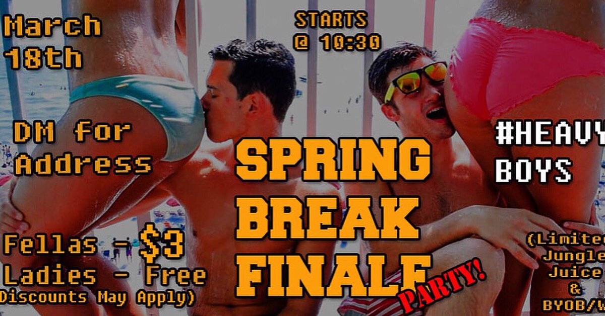 juicelessdre's tweet photo. Sounds by the infamous @RealDjFuego ❗️ so you know we officially going dumb. #SpringBreakFinale #ReadTheFlyer https://t.co/1a9uDGBjl6