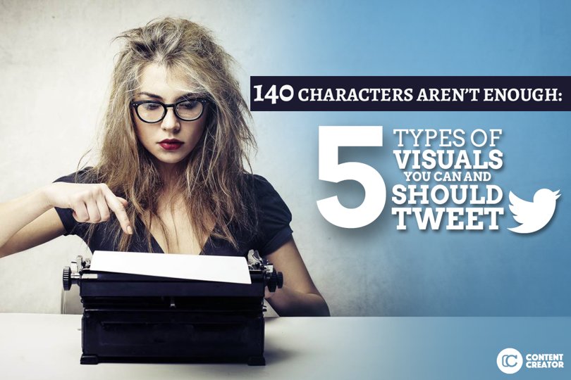 7Signals's tweet photo. 140 Characters Aren’t Enough: 5 Types of Visuals You Should Tweet https://t.co/JYA1Ny06lR #Marketing via @jeffbullas https://t.co/KTULUTnExO