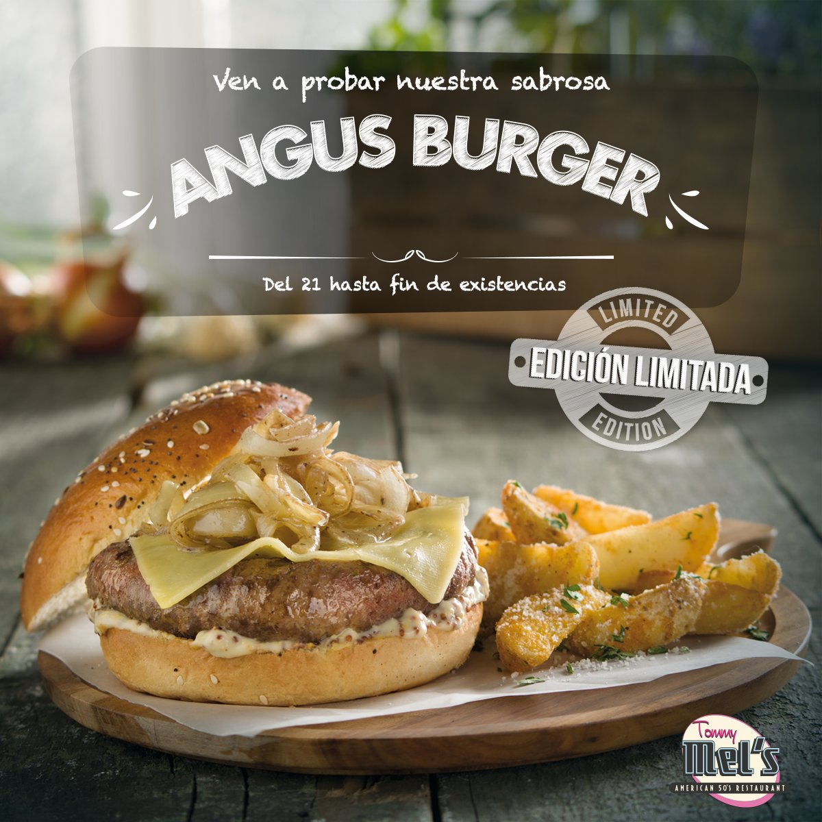 Angus Burger, un manjar que cautivará a los paladares más exigentes. Desde el 21 de marzo. ¡Por tiempo limitado!
