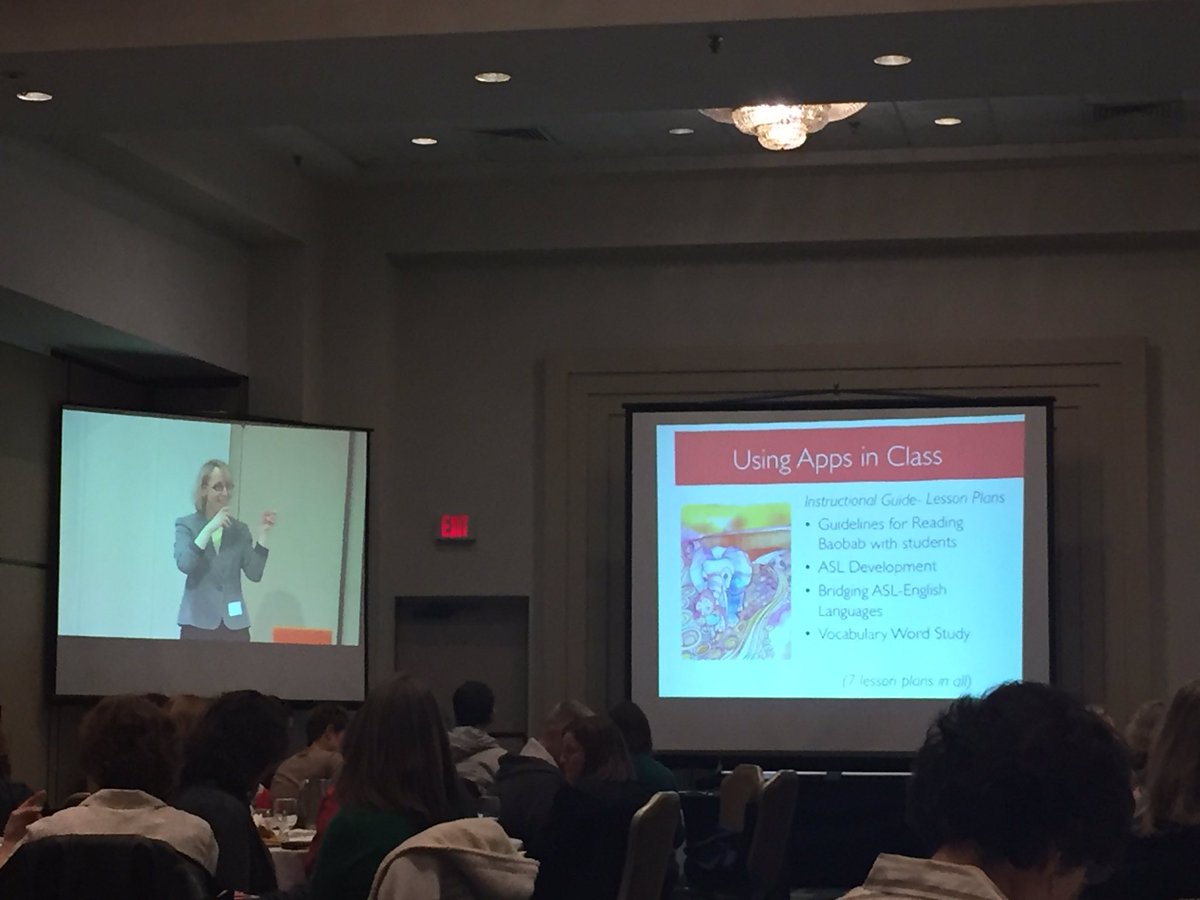 TC Deaf Education (@tcdeafed) on Twitter photo Keynote speaker <a href="/MelissaHerzig/">melissa herzig</a> discusses VL2 Storybook Apps/Lesson Plans from <a href="/GallaudetU/">Gallaudet University</a> <a href="/ASD_1817/">American School Deaf</a> Deaf Ed Conf. Keynote speaker <a href="/MelissaHerzig/">melissa herzig</a> discusses VL2 Storybook Apps/Lesson Plans from <a href="/GallaudetU/">Gallaudet University</a> <a href="/ASD_1817/">American School Deaf</a> Deaf Ed Conf.